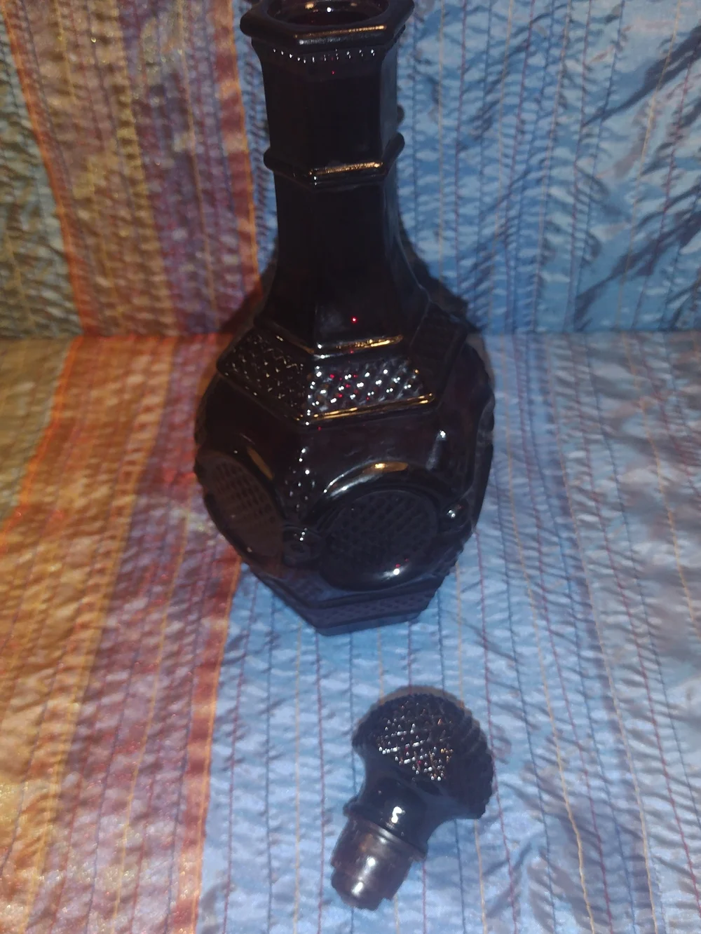 Avon Cape Cod Glass Decanter Vase